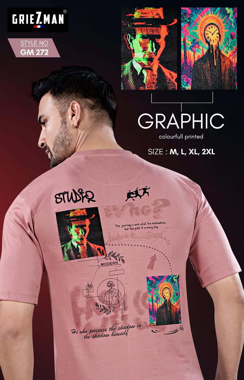 Style No 272 Griezman Cotton Looper Mens Tshirts Supplier