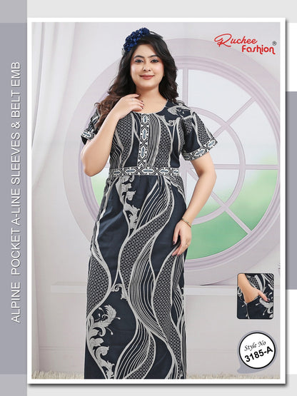 Style No 3185-3187 Ruchee Fashion Alpine Night Gowns Manufacturer India