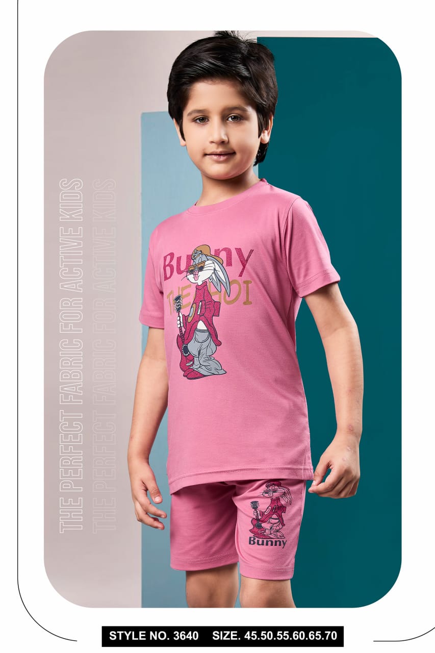 Style No 3640 Pro Guys Tencil Lycra Boys Co Ord Set Wholesale Price