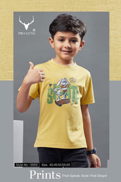 स्टाइल नंबर 3669 प्रो लड़कों के लिए आयातित टी-शर्ट थोक मूल्य