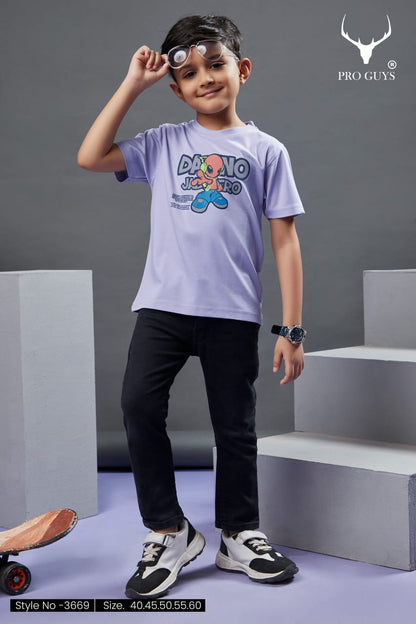 स्टाइल नंबर 3669 प्रो लड़कों के लिए आयातित टी-शर्ट थोक मूल्य