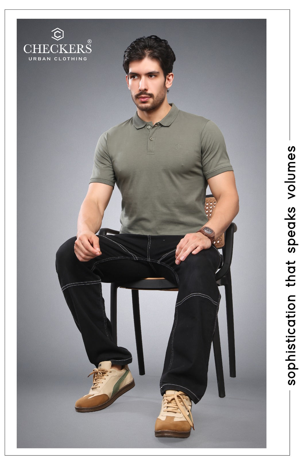 Style No 367-376 Checkers Cotton Biowashed Mens Tshirts Wholesaler India