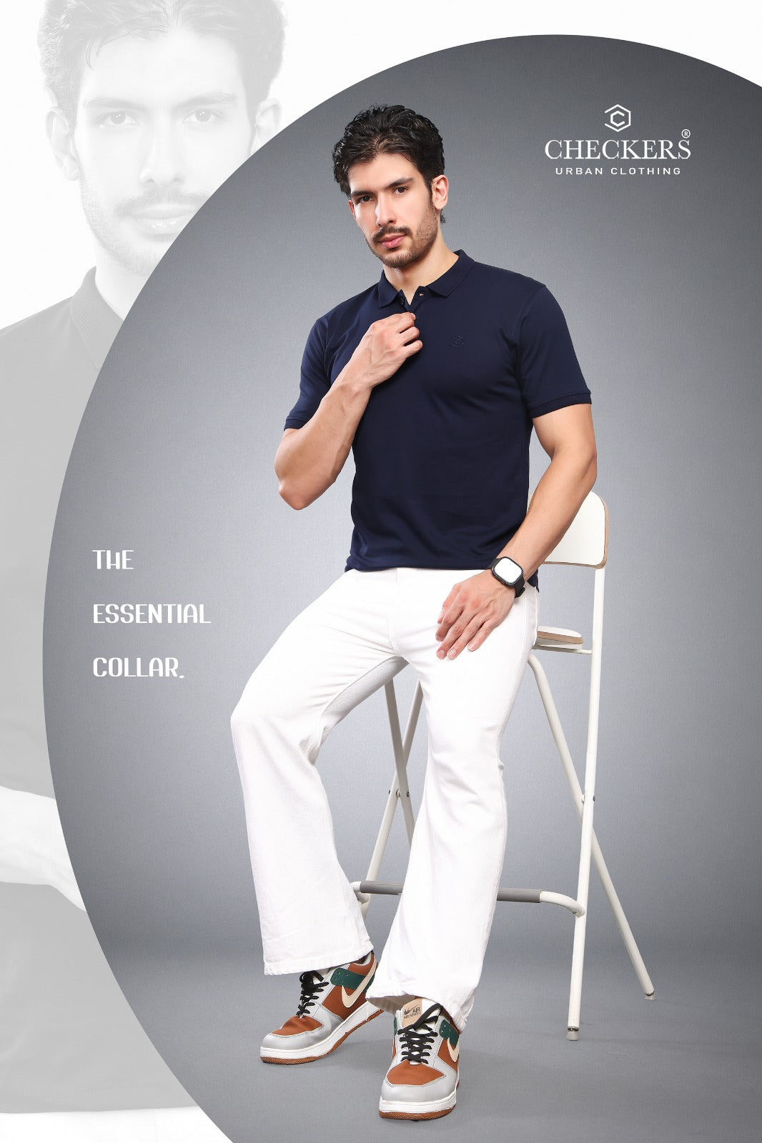 Style No 367-376 Checkers Cotton Biowashed Mens Tshirts Wholesaler India