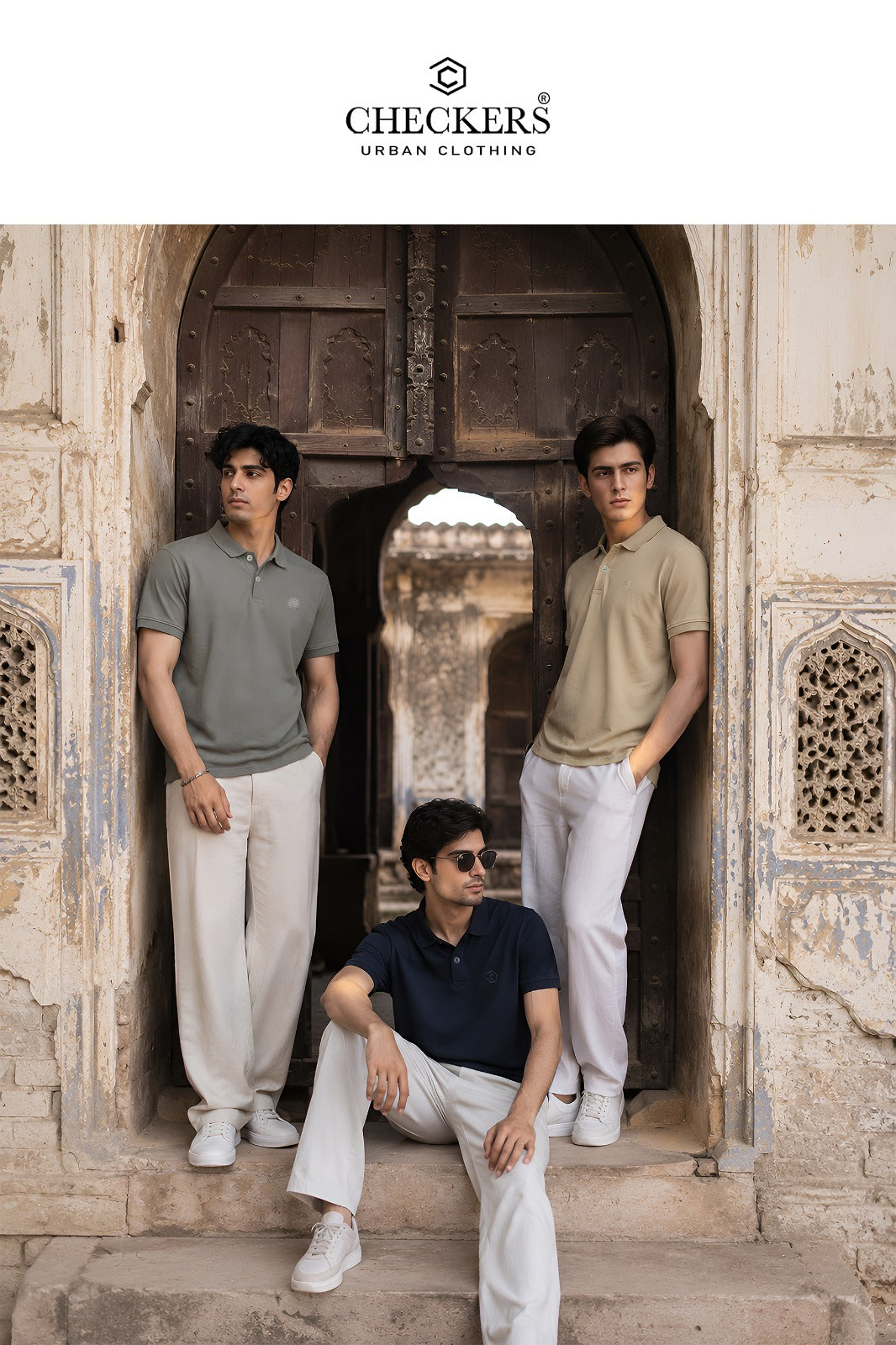 Style No 367-376 Checkers Cotton Biowashed Mens Tshirts Wholesaler India
