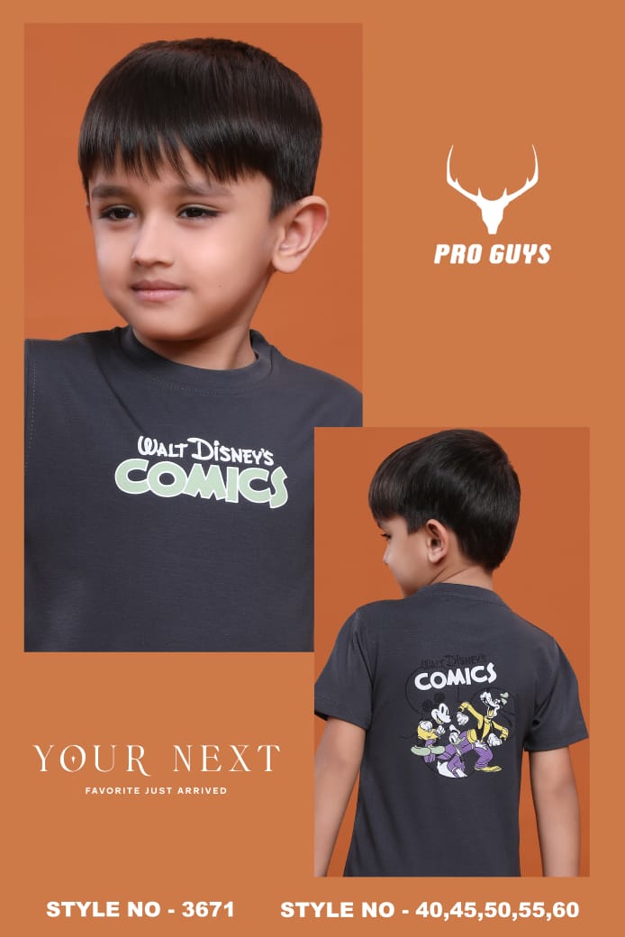 Style No 3671 Pro Guys Imported Boys Tshirt Manufacturer Ahmedabad
