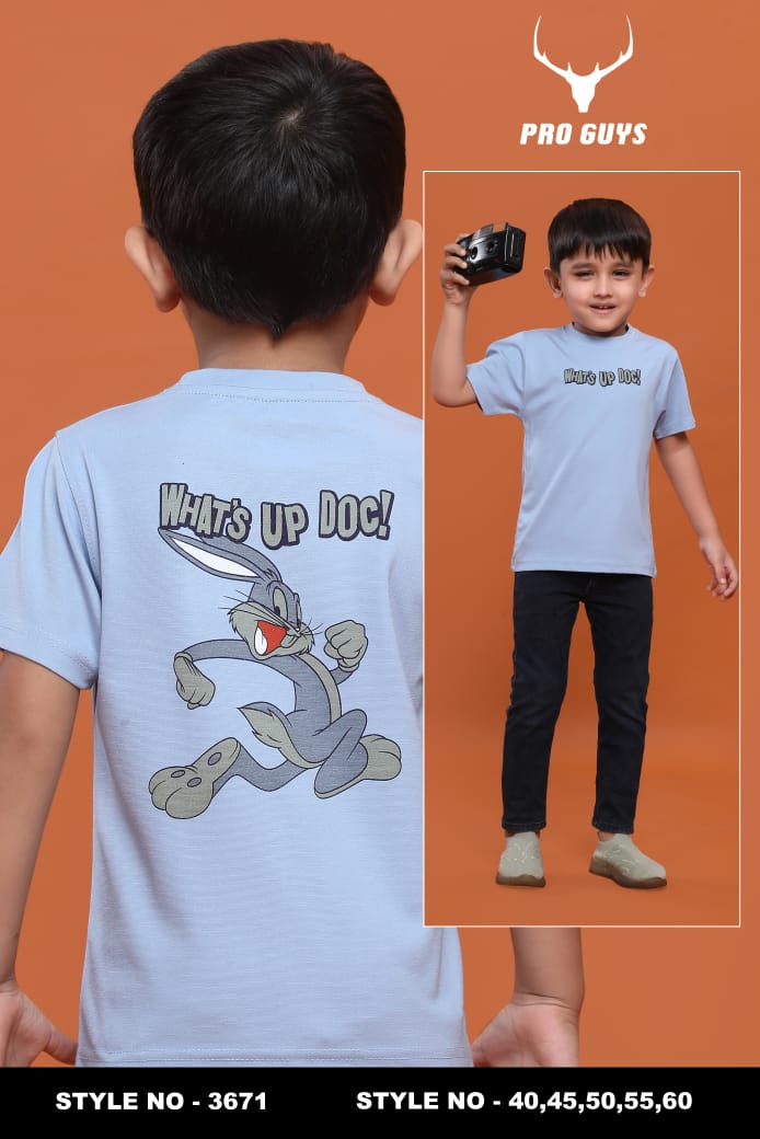 Style No 3671 Pro Guys Imported Boys Tshirt Manufacturer Ahmedabad