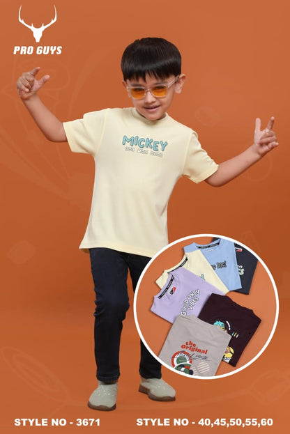 Style No 3671 Pro Guys Imported Boys Tshirt Manufacturer Ahmedabad