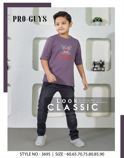 Style No 3695 Pro Guys Knit Boys Tshirt Supplier India