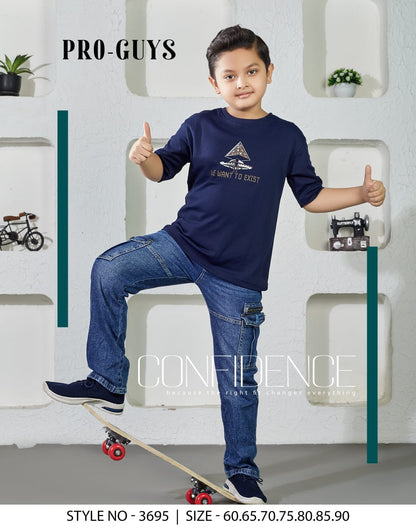 Style No 3695 Pro Guys Knit Boys Tshirt Supplier India