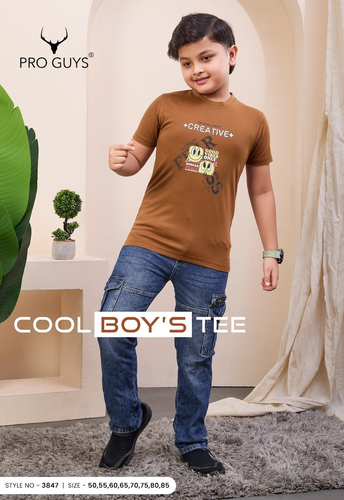 Style No 3847 Pro Guys Imported Boys Tshirt Wholesaler India