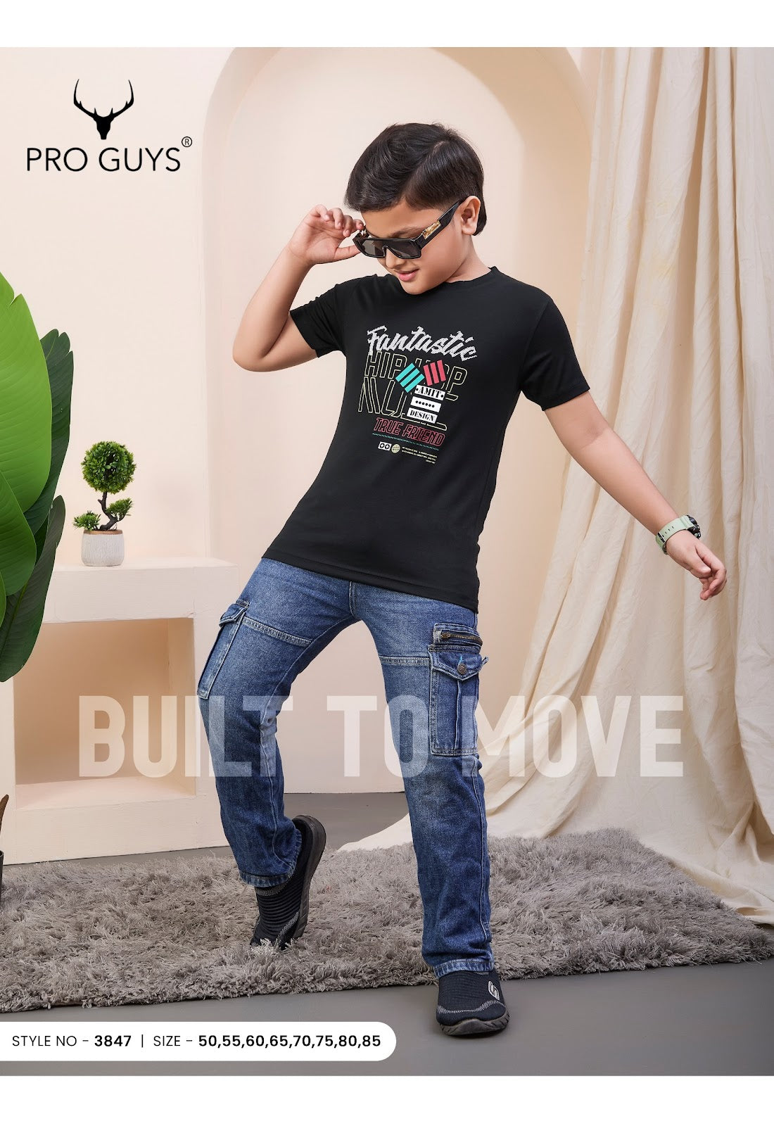Style No 3847 Pro Guys Imported Boys Tshirt Wholesaler India