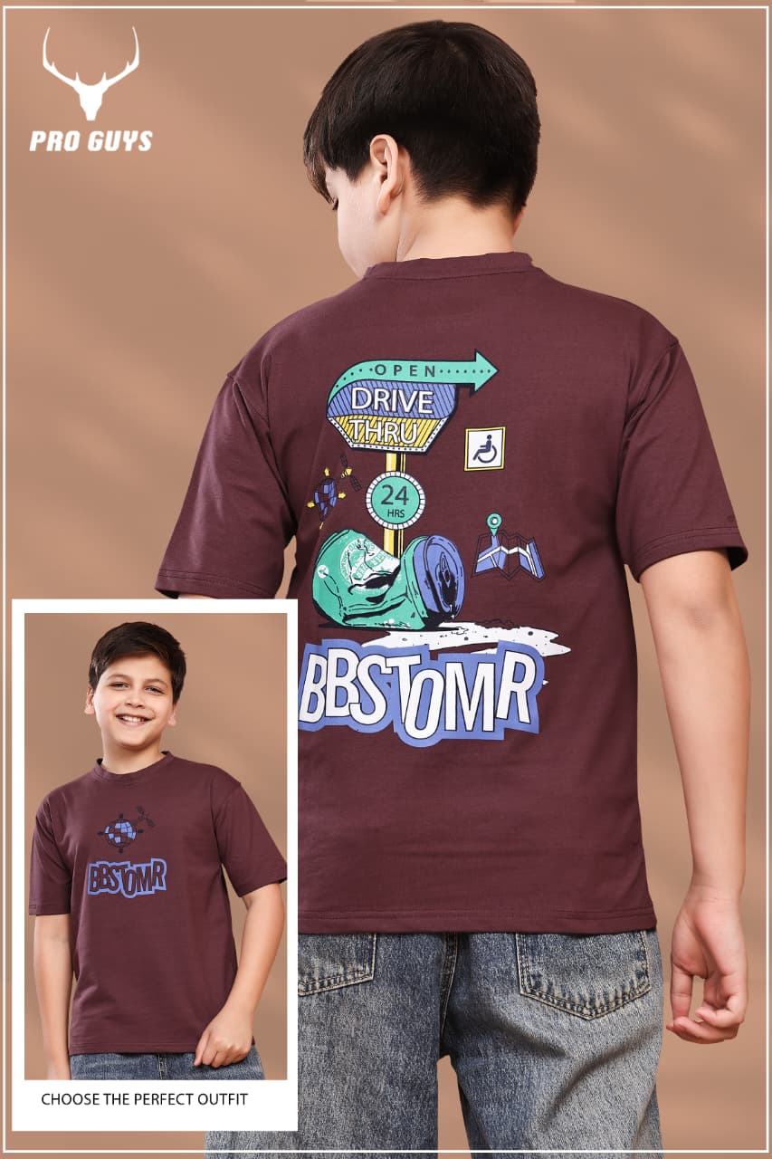 Style No 3863 Pro Guys Looper Boys Tshirt Wholesale Price