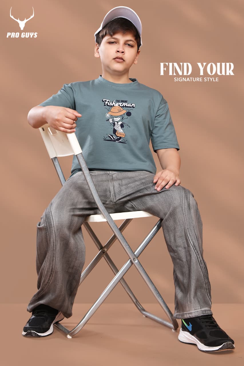 Style No 3863 Pro Guys Looper Boys Tshirt Wholesale Price