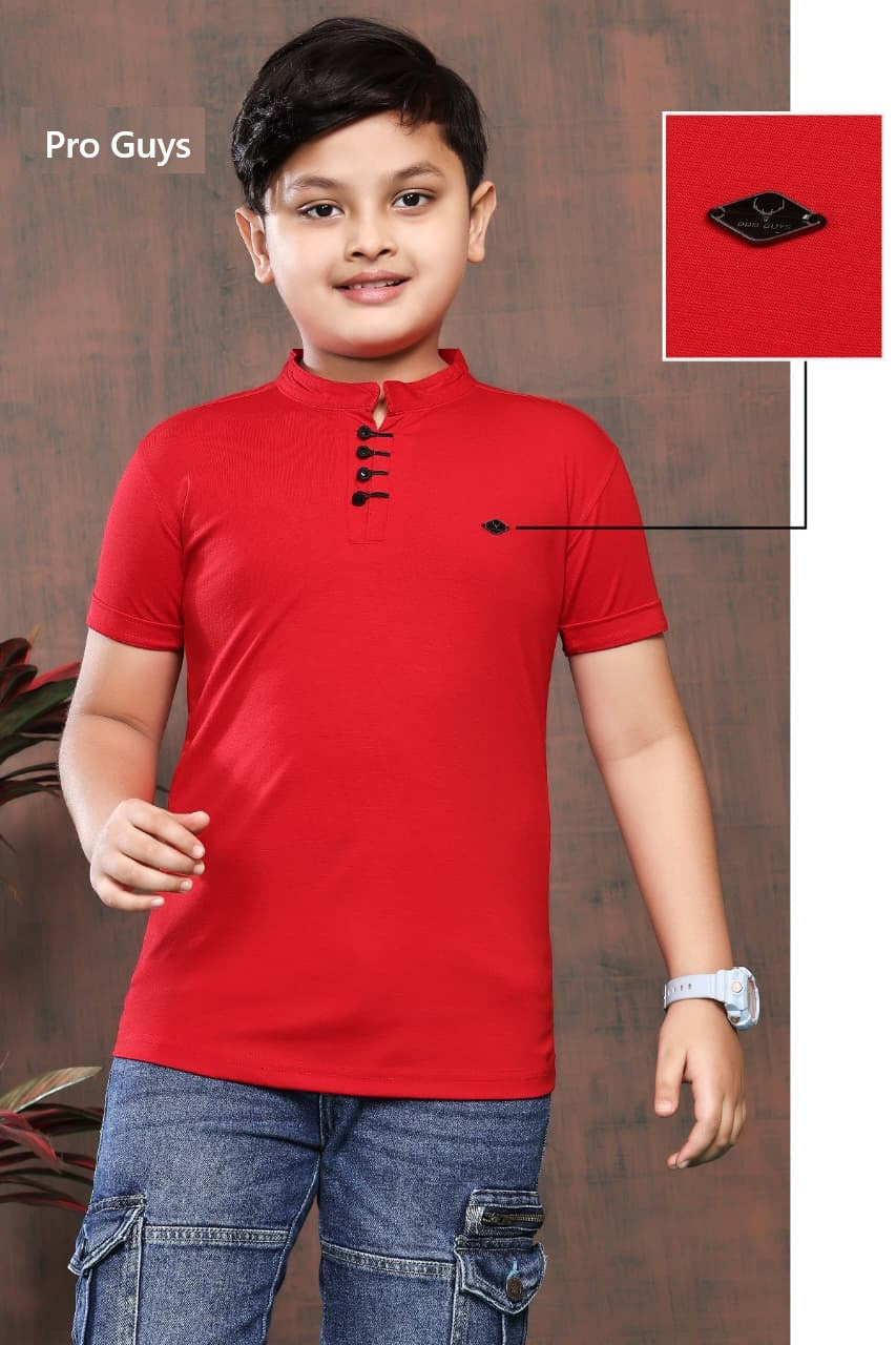 Style No 3870 Pro Guys Tencil Lycra Boys Tshirt Supplier Ahmedabad