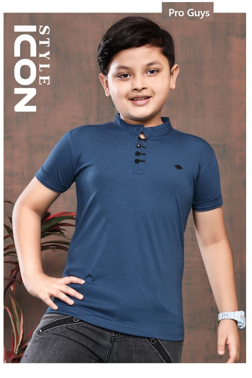 Style No 3870 Pro Guys Tencil Lycra Boys Tshirt Supplier Ahmedabad