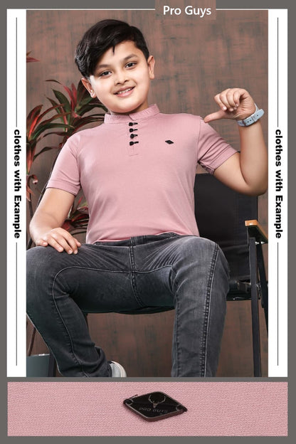 Style No 3870 Pro Guys Tencil Lycra Boys Tshirt Supplier Ahmedabad