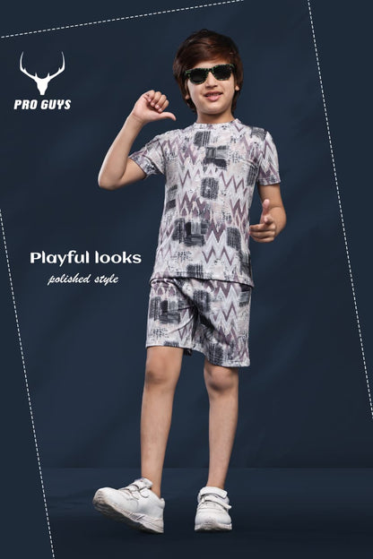 Style No 3877 Pro Guys Imported Boys Shorts Set Wholesale Price