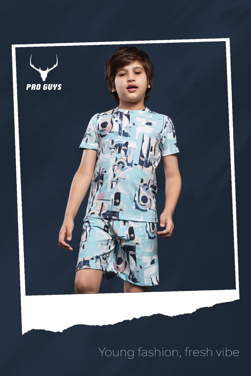 Style No 3877 Pro Guys Imported Boys Shorts Set Wholesale Price