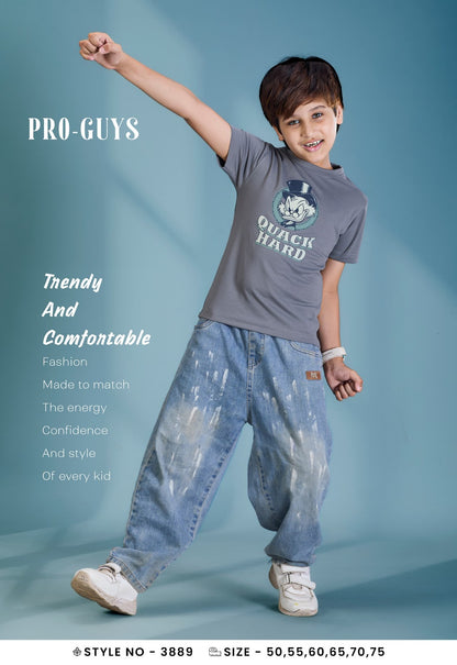 Style No 3889 Pro Guys Tencil Boys Tshirt Supplier Ahmedabad