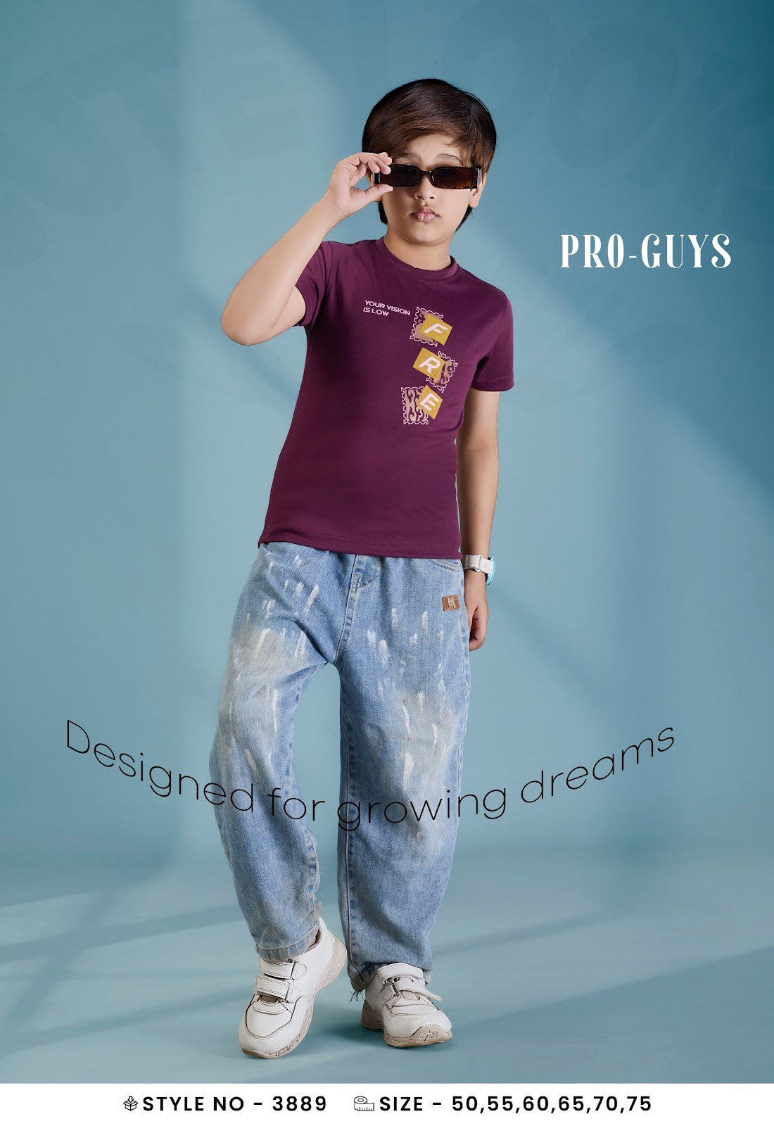 Style No 3889 Pro Guys Tencil Boys Tshirt Supplier Ahmedabad