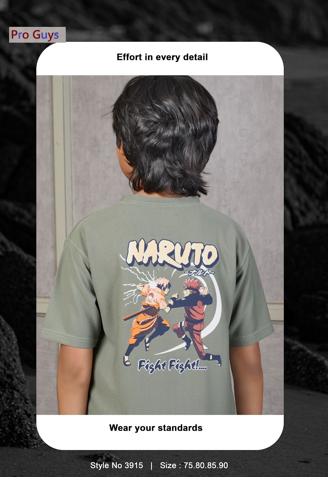 Style No 3915 Banna Pro Guys Waffle Knit Boys Tshirt Wholesaler Ahmedabad