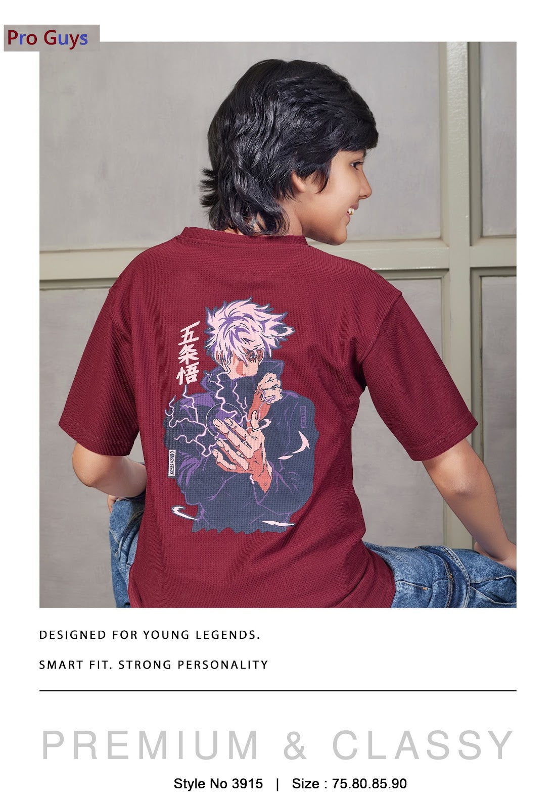 Style No 3915 Banna Pro Guys Waffle Knit Boys Tshirt Wholesaler Ahmedabad