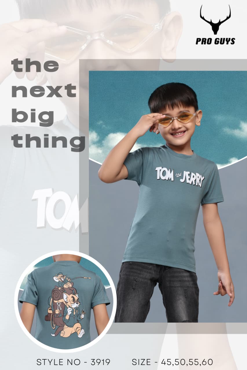Style No 3919 Pro Guys Imported Boys Tshirt Supplier Gujarat