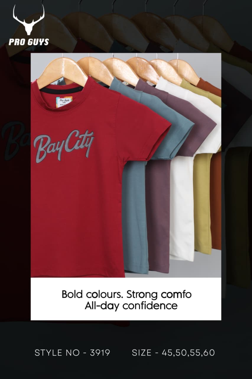 Style No 3919 Pro Guys Imported Boys Tshirt Supplier Gujarat