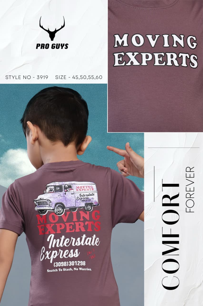 Style No 3919 Pro Guys Imported Boys Tshirt Supplier Gujarat