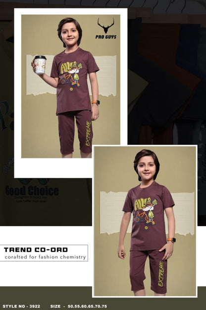 Style No 3922 Pro Guys Tencil Lycra Boys Co Ord Set Wholesaler India