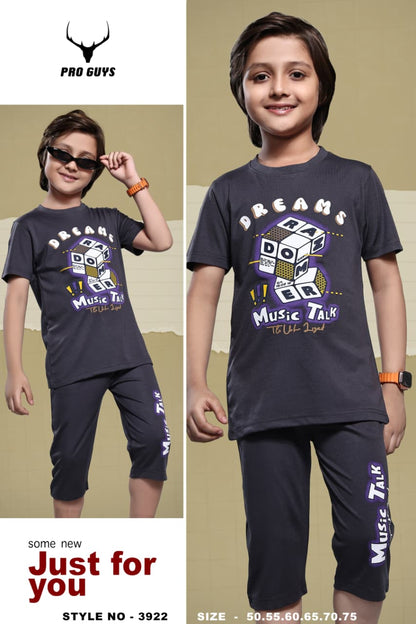 Style No 3922 Pro Guys Tencil Lycra Boys Co Ord Set Wholesaler India