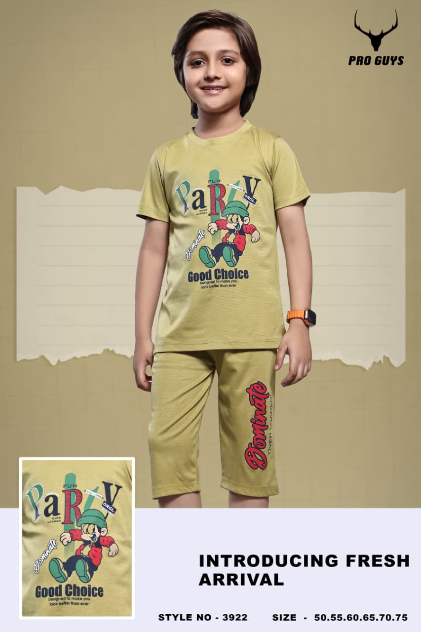 Style No 3922 Pro Guys Tencil Lycra Boys Co Ord Set Wholesaler India