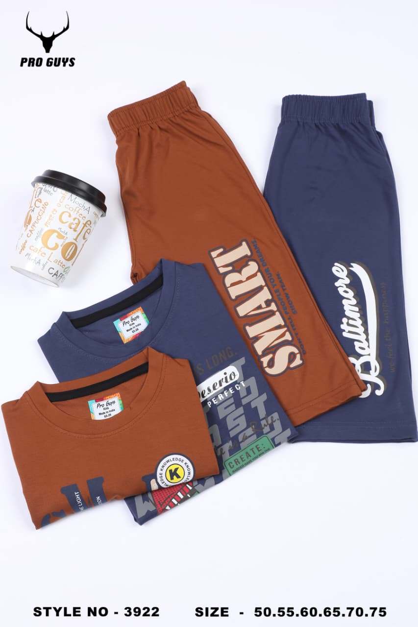 Style No 3922 Pro Guys Tencil Lycra Boys Co Ord Set Wholesaler India