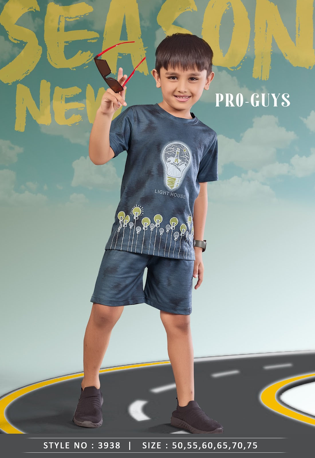 Style No 3938 Pro Guys Canvas Boys Co Ord Set Supplier Ahmedabad
