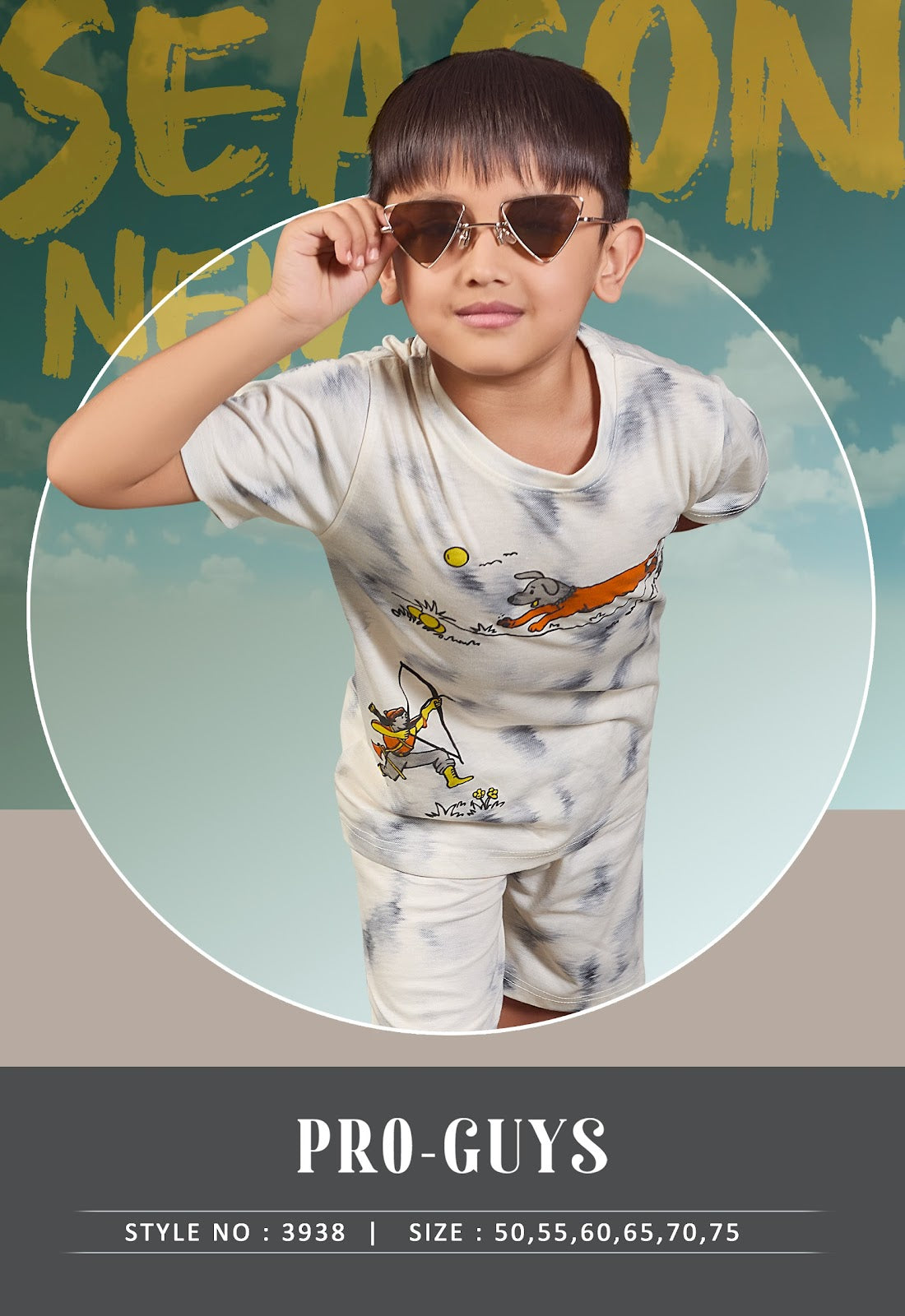 Style No 3938 Pro Guys Canvas Boys Co Ord Set Supplier Ahmedabad