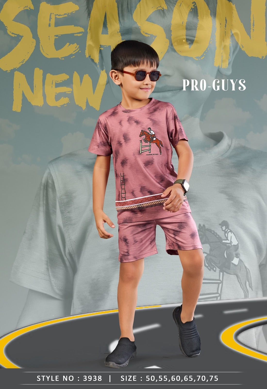 Style No 3938 Pro Guys Canvas Boys Co Ord Set Supplier Ahmedabad