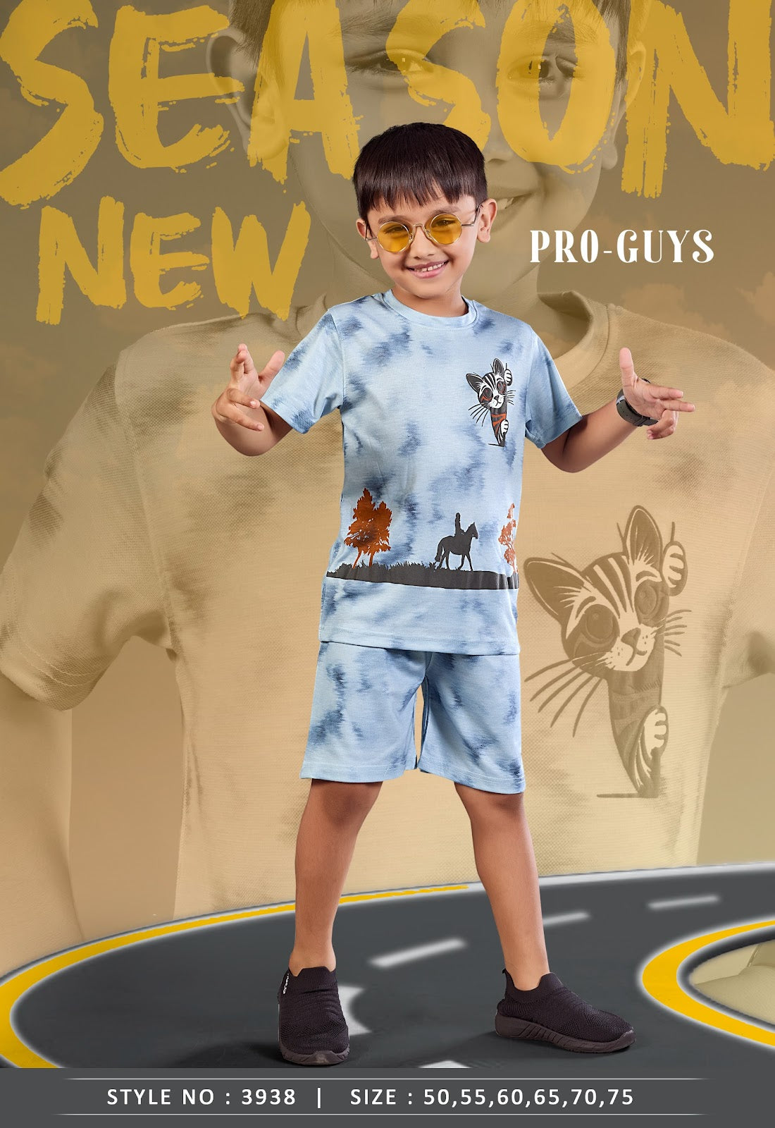 Style No 3938 Pro Guys Canvas Boys Co Ord Set Supplier Ahmedabad