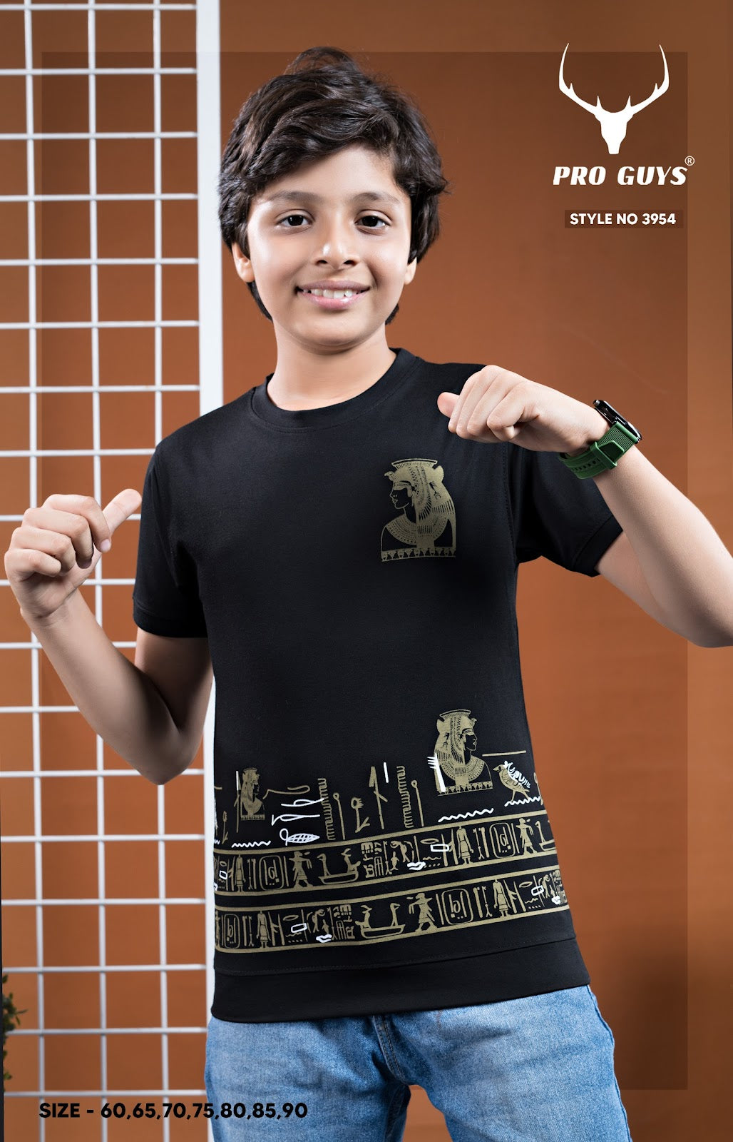 Style No 3954 Pro Guys Tencil Lycra Boys Tshirt Supplier Ahmedabad
