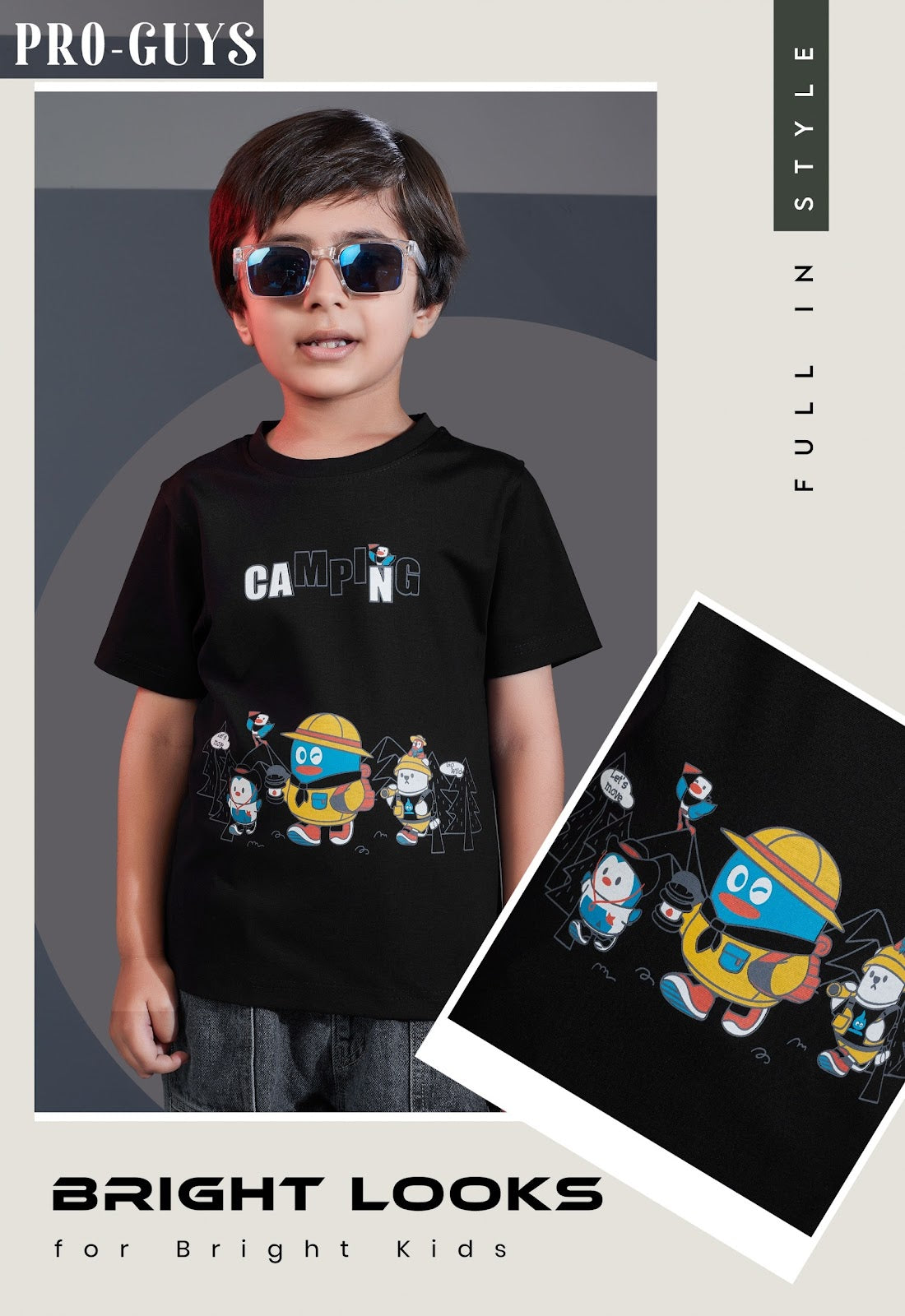 Style No 3979 Pro Guys Tencil Lycra Boys Tshirt Manufacturer Gujarat