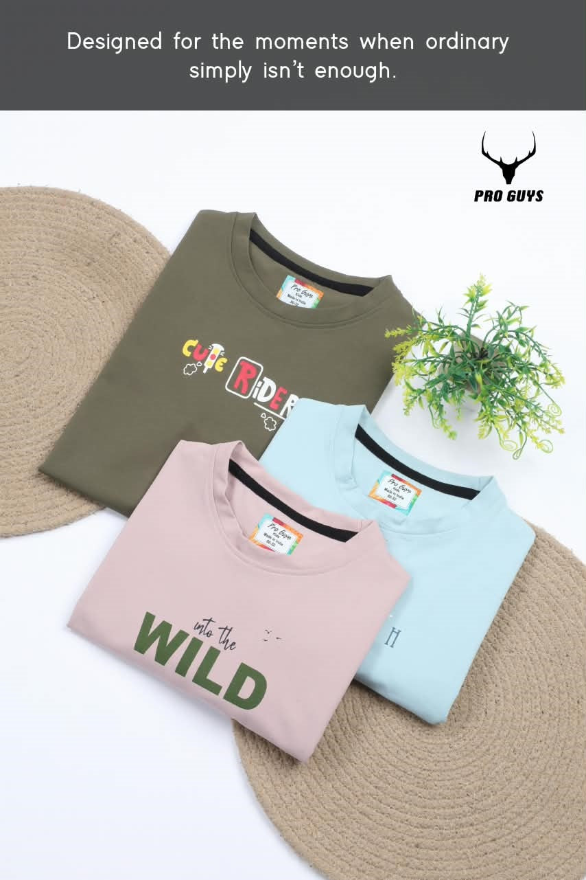 Style No 3997 Pro Guys Fake Cotton Boys Tshirt Wholesale Rate