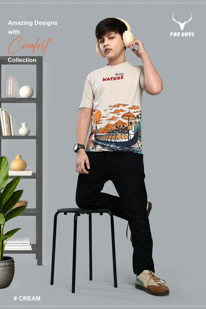 Style No 3997 Pro Guys Fake Cotton Boys Tshirt Wholesale Rate