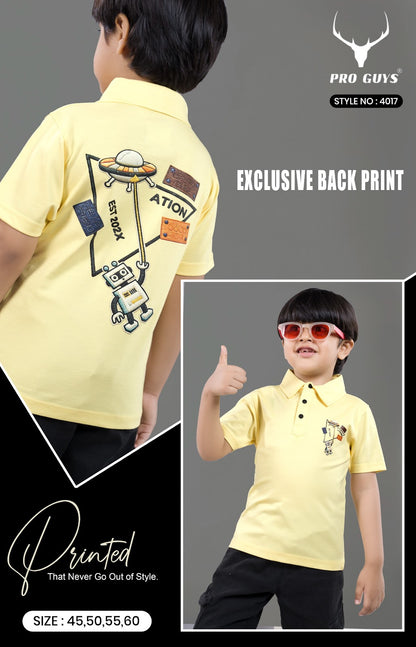 Style No 4017 Pro Guys Imported Boys Tshirt Supplier India