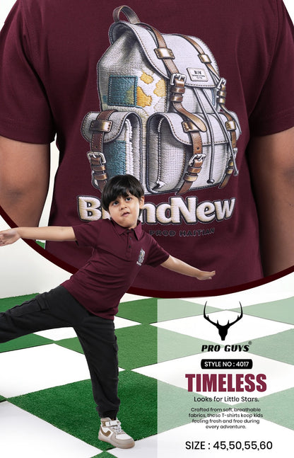 Style No 4017 Pro Guys Imported Boys Tshirt Supplier India