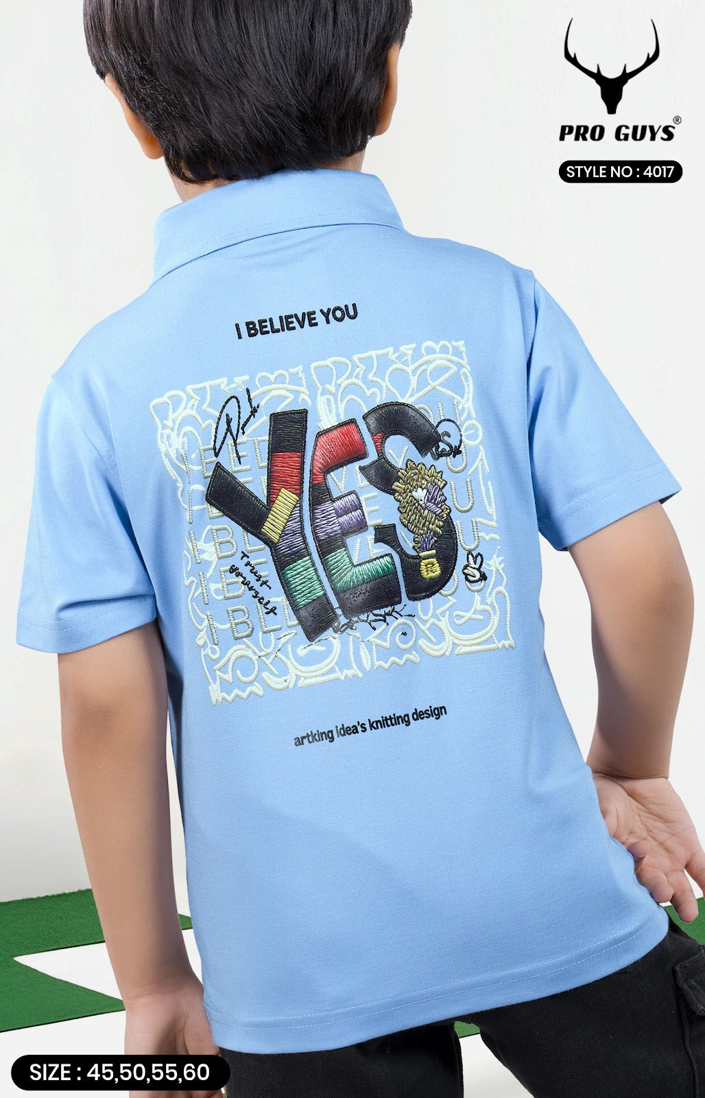 Style No 4017 Pro Guys Imported Boys Tshirt Supplier India