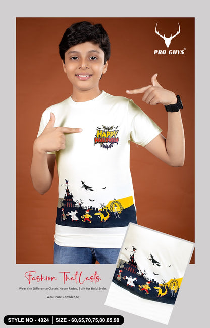 Style No 4024 Pro Guys Tencil Lycra Boys Tshirt Exporter Gujarat