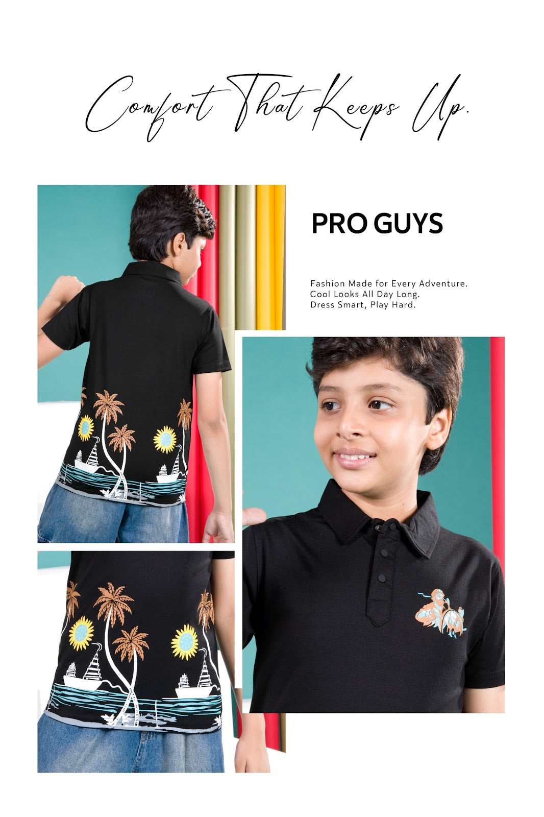 Style No 4027 Pro Guys Imported Boys Tshirt Wholesaler Gujarat