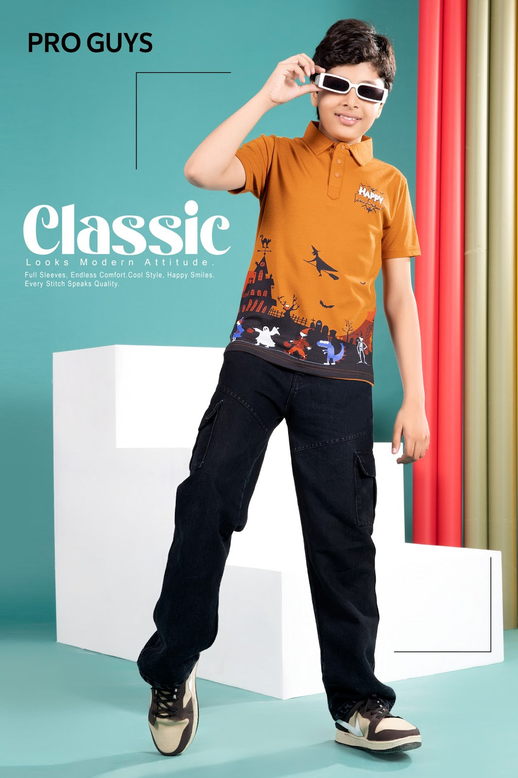 Style No 4027 Pro Guys Imported Boys Tshirt Wholesaler Gujarat