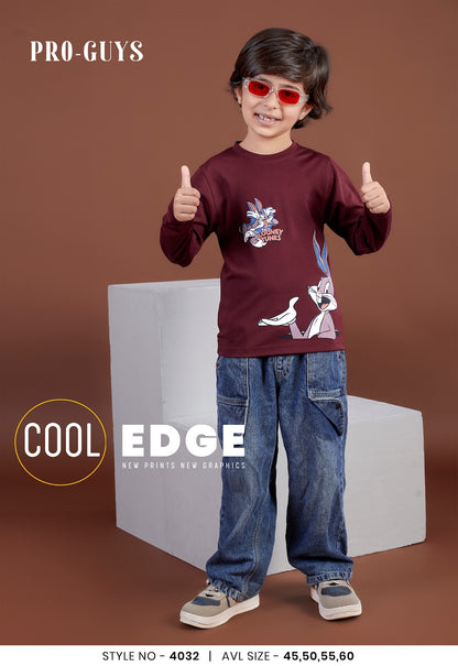 Style No 4032 Pro Guys Tencil Lycra Boys Tshirt Wholesaler