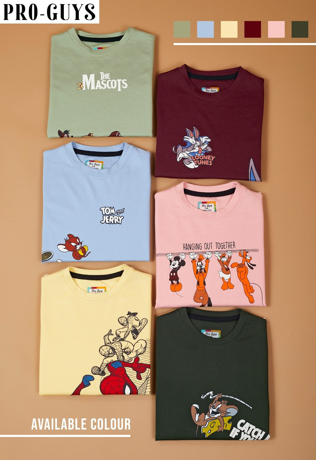 Style No 4032 Pro Guys Tencil Lycra Boys Tshirt Wholesaler