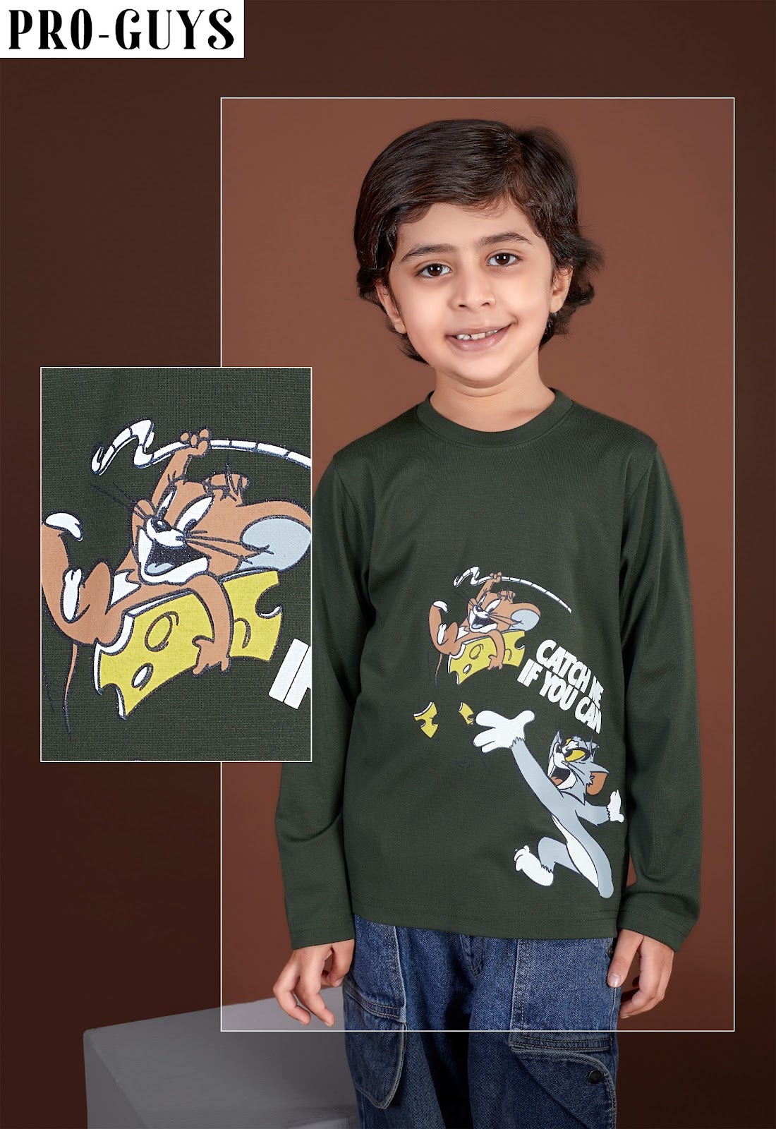 Style No 4032 Pro Guys Tencil Lycra Boys Tshirt Wholesaler